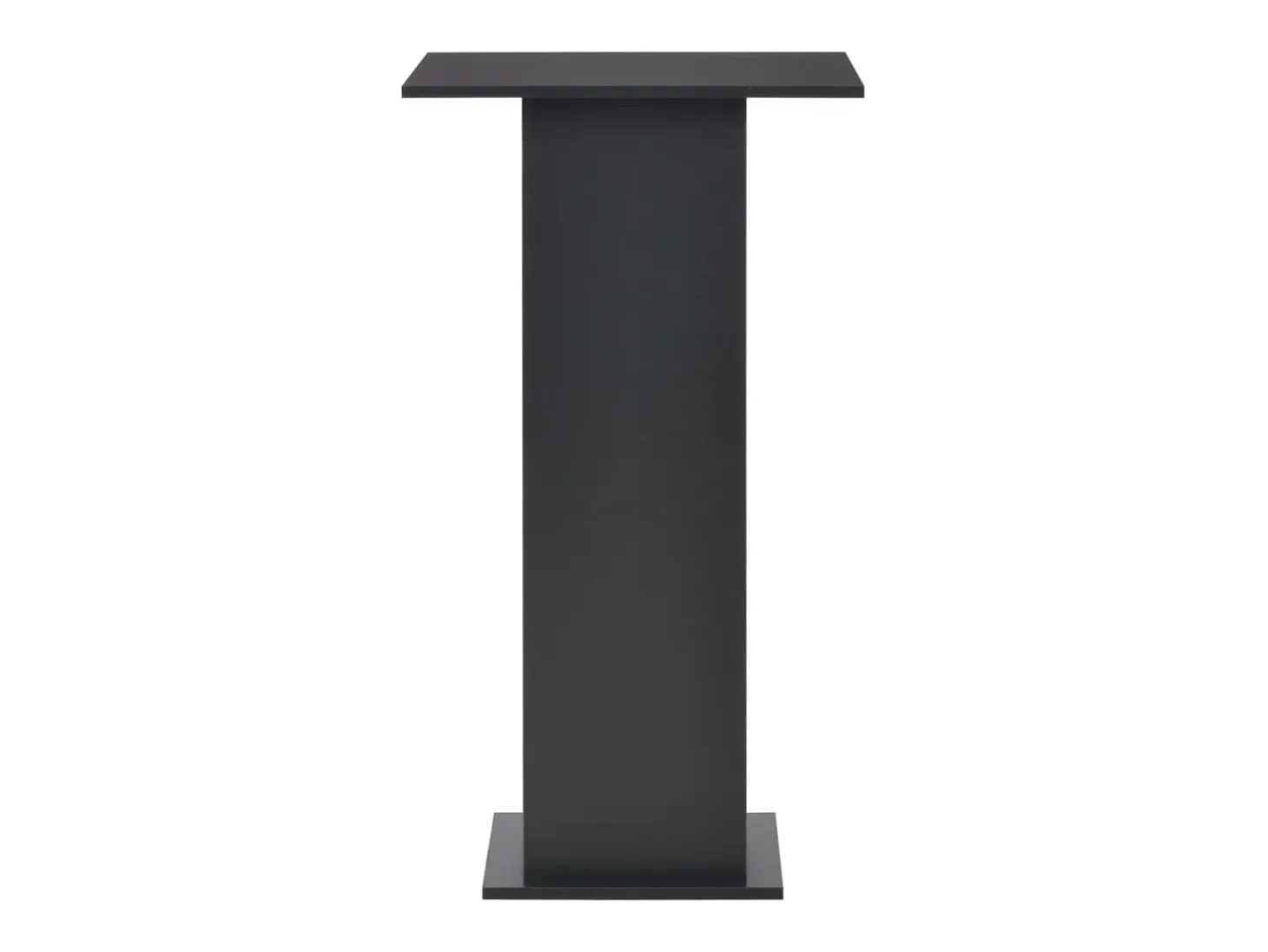 Mesa de bar color negro 60x60x110 cm ES755717