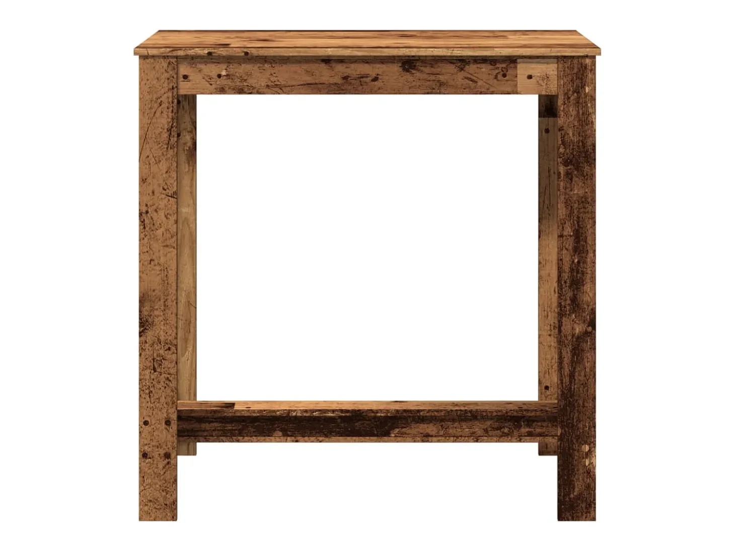 Mesa de bar de madera antigua 102x50x103,5 cm madera de ingeniería