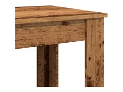 Mesa de bar de madera antigua 102x50x103,5 cm madera de ingeniería