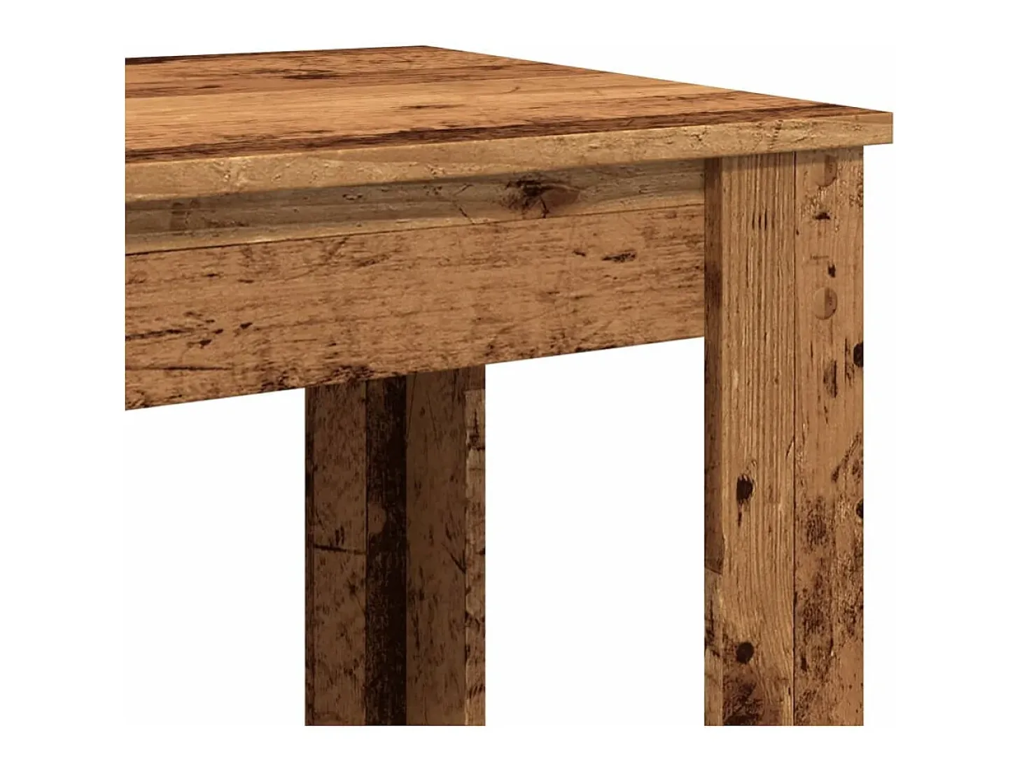 Mesa de bar de madera antigua 102x50x103,5 cm madera de ingeniería
