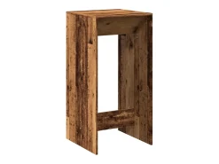 Mesa de bar de madera antigua 51x50x103,5 cm madera de ingeniería