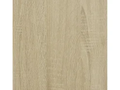 Mesa de bar de madera de ingeniería de roble Sonoma con estantes