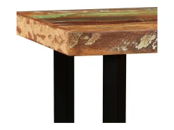 Mesa de bar de madera maciza reciclada 120x60x107 cm ES261919