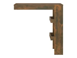 Mesa de bar de pared contrachapada roble ahumado 102x45x103,5cm