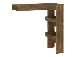Mesa de bar de pared contrachapada roble ahumado 102x45x103,5cm