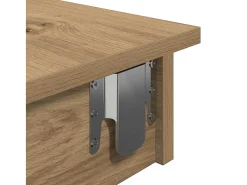 Mesa de bar de pared contrachapada roble artisan 102x45x103,5cm