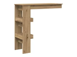 Mesa de bar de pared contrachapada roble artisan 102x45x103,5cm