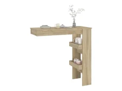 Mesa de bar de pared contrachapada roble Sonoma 102x45x103,5cm