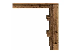 Mesa de bar de pared madera contrachapada envejecida