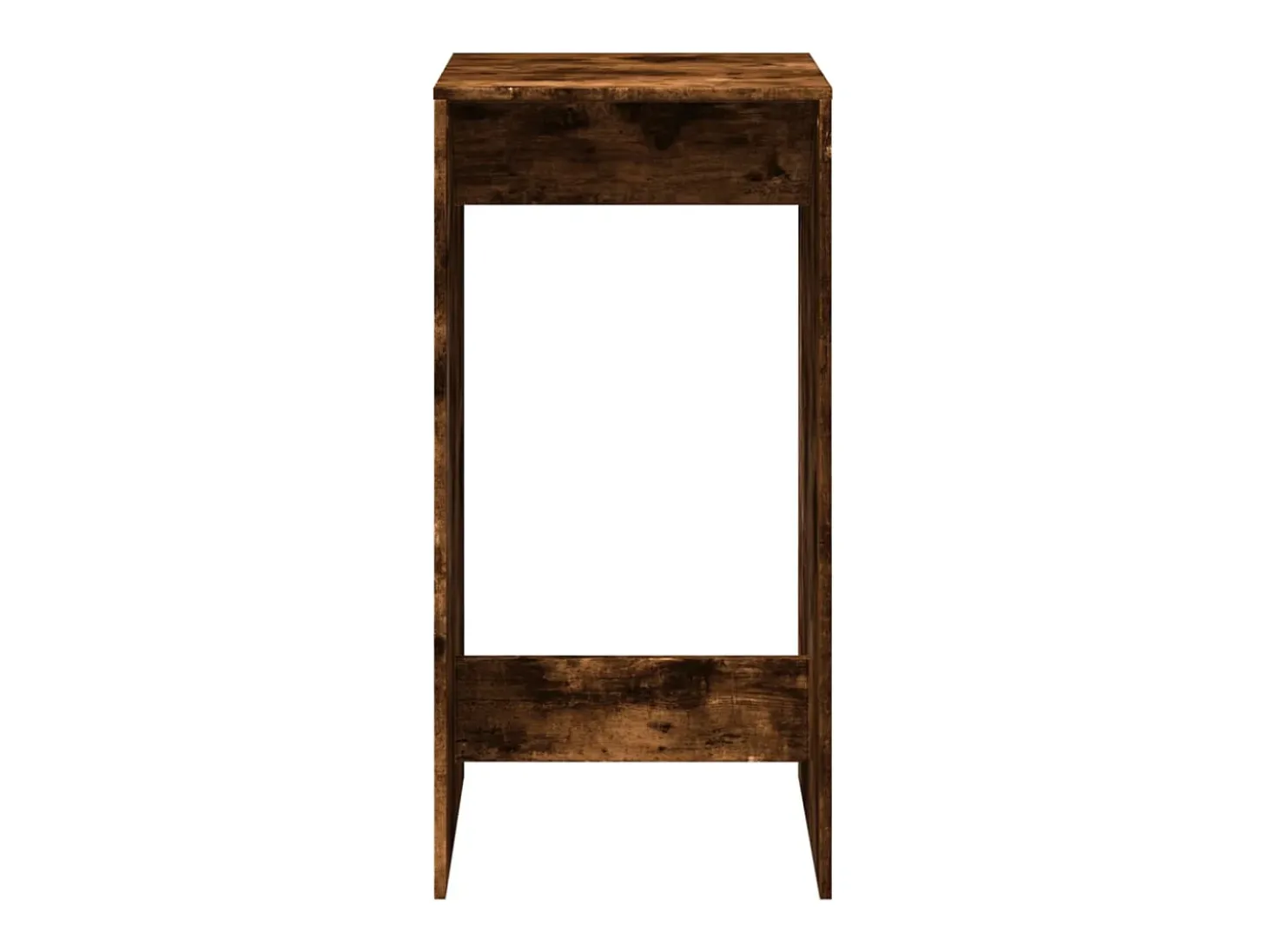 Mesa de bar de roble ahumado 51x50x103,5 cm madera de ingeniería