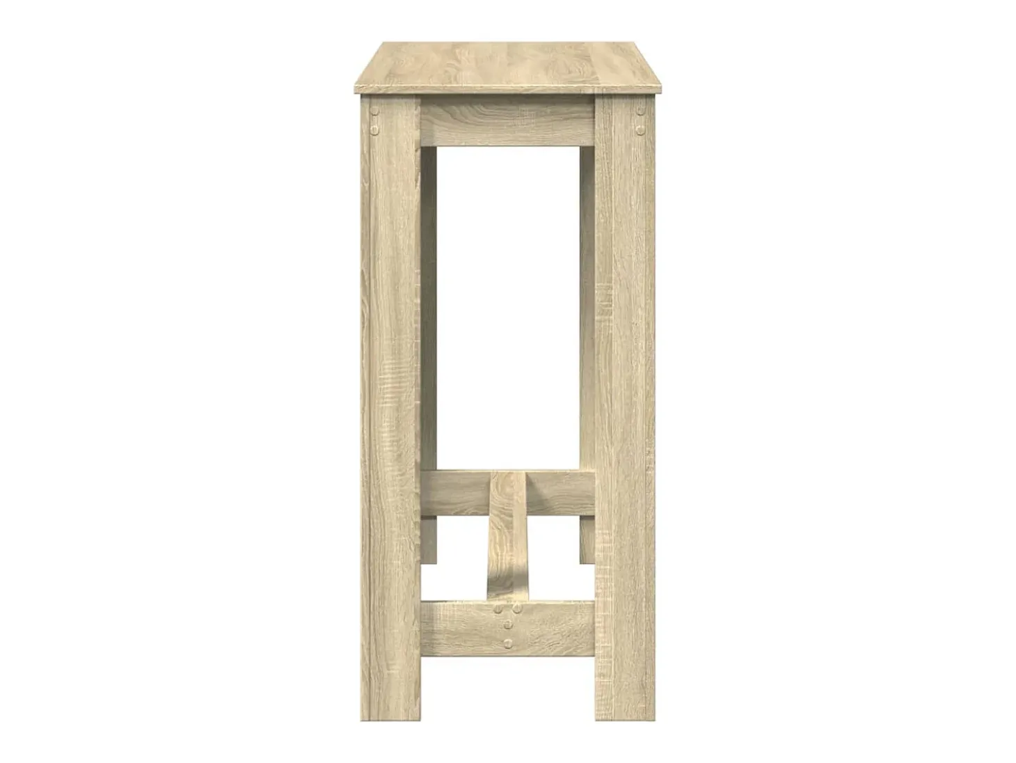 Mesa de bar de roble Sonoma 102x50x103,5 cm madera de ingeniería