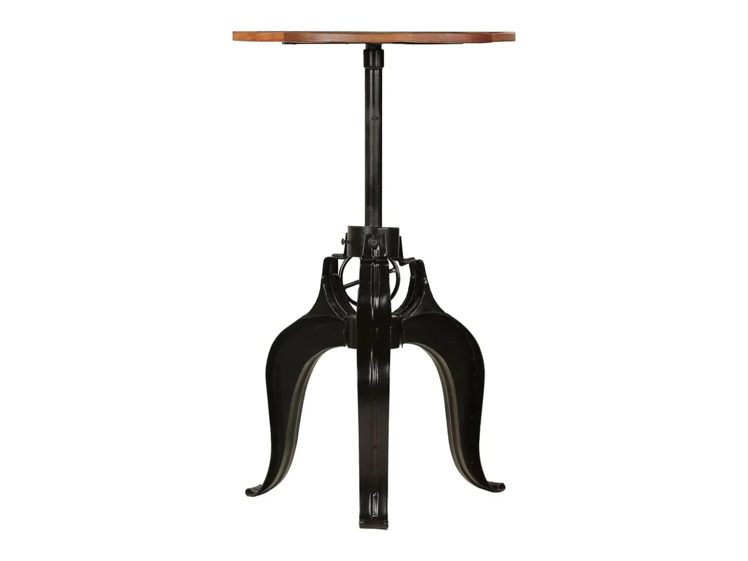 Mesa de bar madera maciza reciclada 60x(76-110) cm