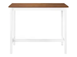 Mesa de bar madera maciza 108x60x91 cm