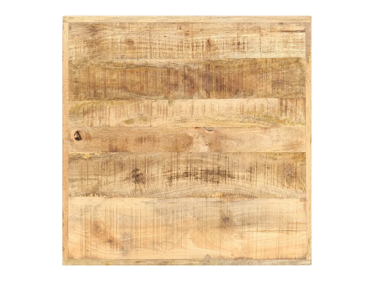 Mesa de bar madera maciza de mango rugosa 60x60x107 cm ES468855