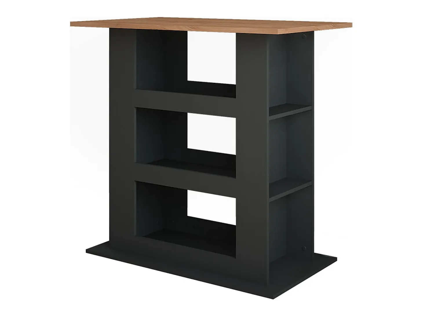 Mesa de bar oro power roble/antracita 110x65x106 repose