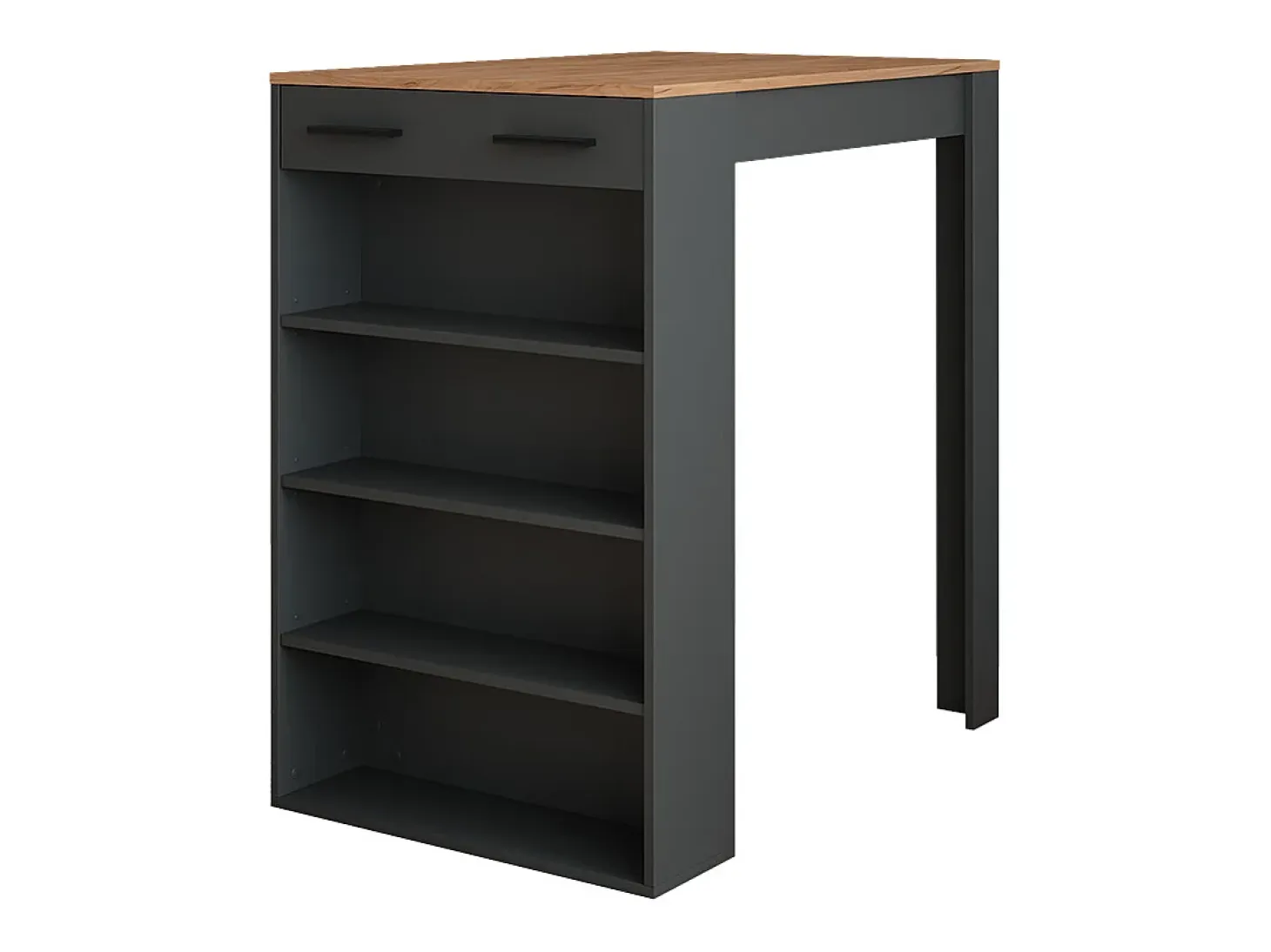 Mesa de bar oro power roble/antracita 67x100x106 repose