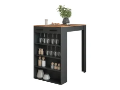 Mesa de bar oro power roble/antracita 67x100x106 repose