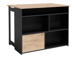 Mesa de bar roble dorado 116x37x90.5 dominic