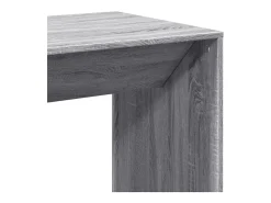 Mesa de bar Sonoma gris 51x50x103,5 cm madera de ingeniería