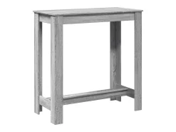 Mesa de bar Sonoma gris 102x50x103,5 cm madera de ingeniería