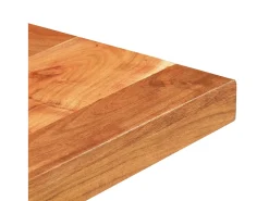 Mesa de bistró cuadrada madera de mango maciza 50x50x75 cm
