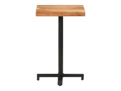 Mesa de bistró cuadrada madera de mango maciza 50x50x75 cm
