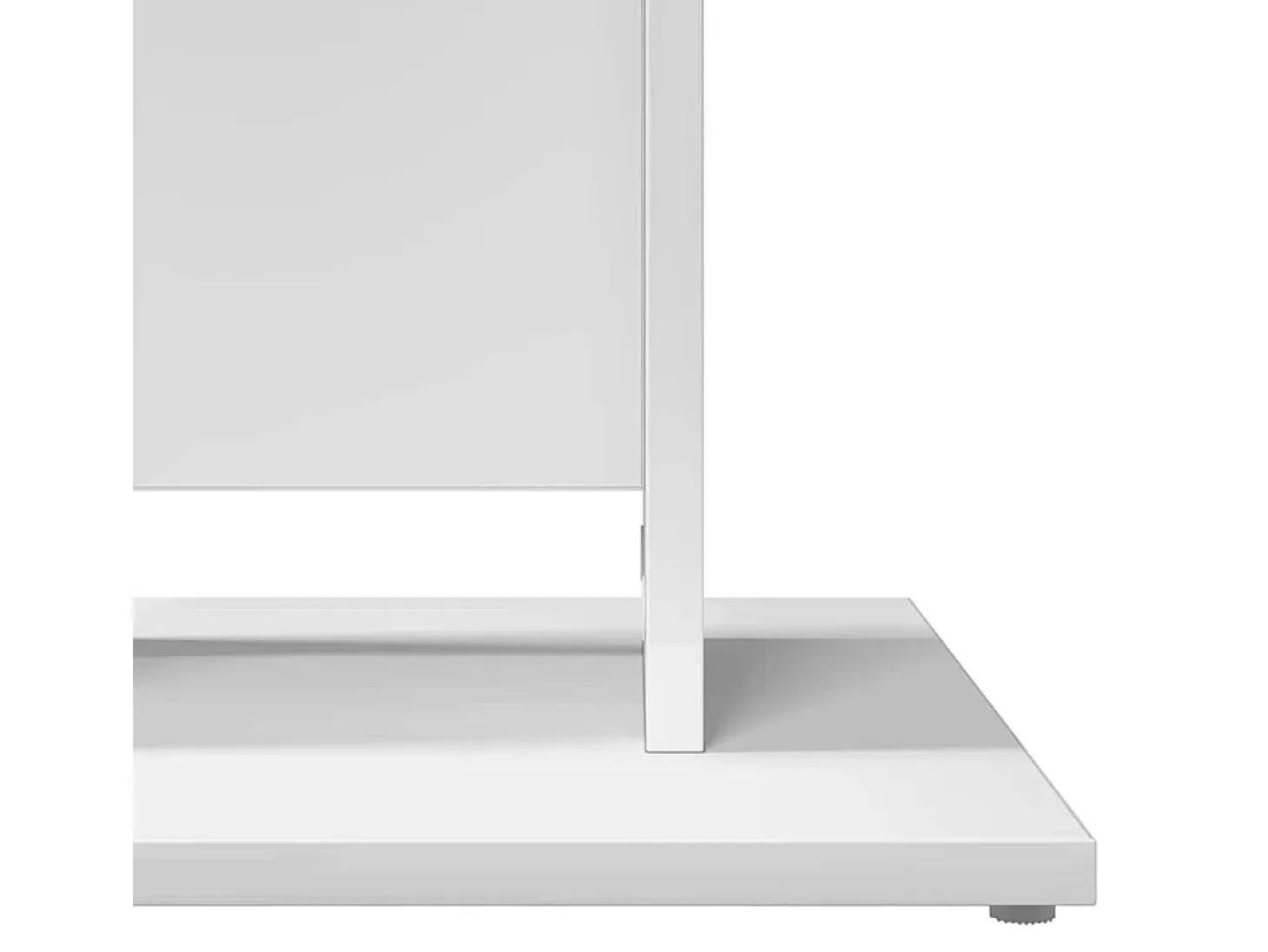 Mesa de bistró de madera contrachapada blanco 60x60x75 cm