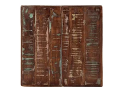 Mesa de bistró de madera maciza reciclada 60x60x76 cm