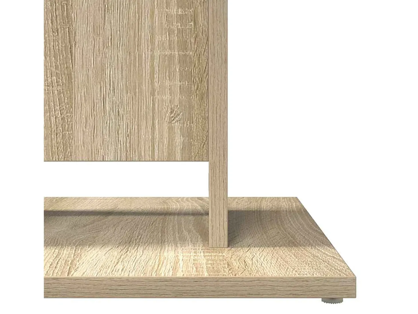 Mesa de bistró de roble Sonoma de 60 x 60 x 75 cm de madera de ingeniería