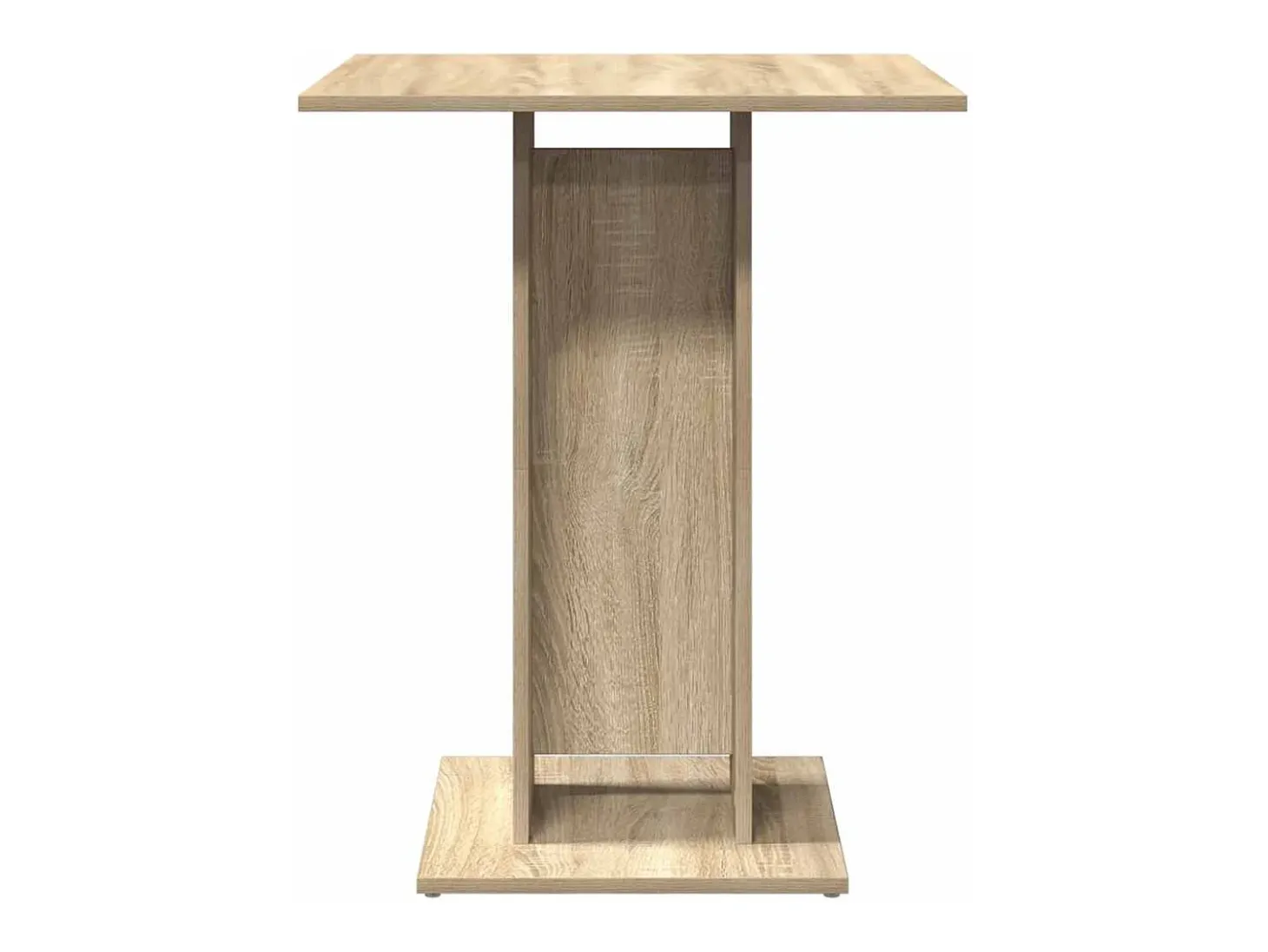 Mesa de bistró de roble Sonoma de 60 x 60 x 75 cm de madera de ingeniería