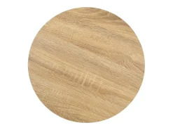 Mesa de bistró marrón claro de 40 cm de MDF