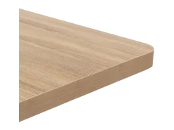 Mesa de bistró MDF marrón claro 50x50 cm ES524492