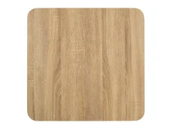 Mesa de bistró MDF marrón claro 50x50 cm ES524492