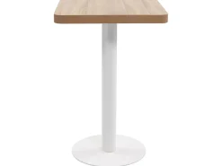 Mesa de bistró MDF marrón claro 50x50 cm ES524492