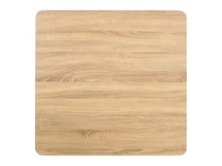 Mesa de bistró MDF marrón claro 80x80 cm ES442130