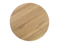 Mesa de bistró MDF marrón claro 50 cm ES676011