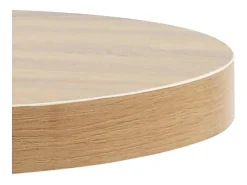 Mesa de bistró MDF marrón claro 60 cm