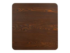 Mesa de bistró MDF marrón oscuro 50x50 cm ES237981