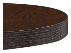 Mesa de bistró MDF marrón oscuro 40 cm ES697513