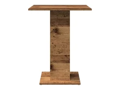 Mesa de bistro de madera antigua 60x60x75 cm madera de ingeniería