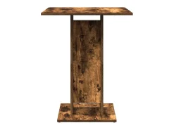 Mesa de bistro Roble ahumado 60x60x75 cm Madera de ingeniería