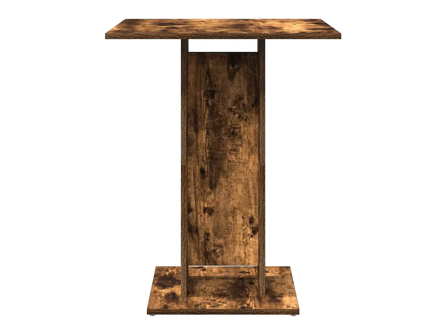 Mesa de bistro Roble ahumado 60x60x75 cm Madera de ingeniería