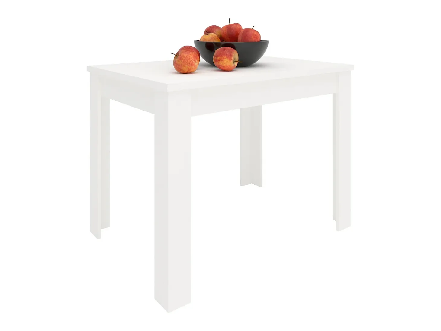 Mesa de cocina haaus Zeta, Blanca, 102 x 69 x 75 cm