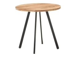Mesa de comedor 80 cm Madera maciza de acacia