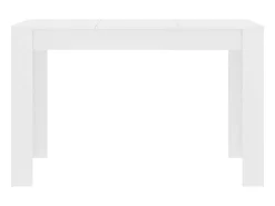Mesa de comedor blanca de 120 x 60 x 76 cm de madera de ingeniería