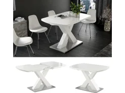 Mesa de comedor blanco 120x80x76 chinto