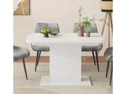 Mesa de comedor blanco 120x80x77.3 fenaro
