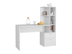 Mesa de comedor blanco 136x55x138 denton
