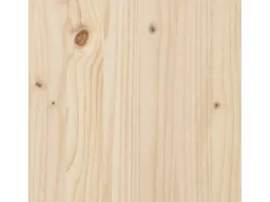 Mesa de comedor con estructura en Y 160x80x75 cm madera maciza de pino acero