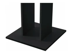 Mesa de comedor cuadrada para cocina/salón 78 cm marrón/negro 03_0006124